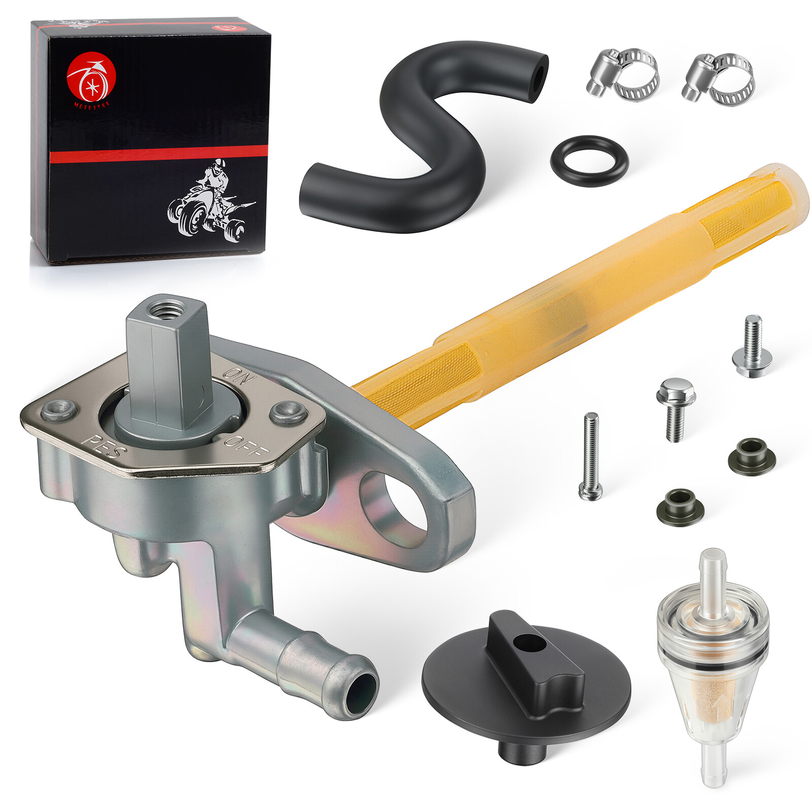 Gas Fuel Valve Petcock & Line Hose Tube for Honda Sportrax 400 TRX400EX 1999-08