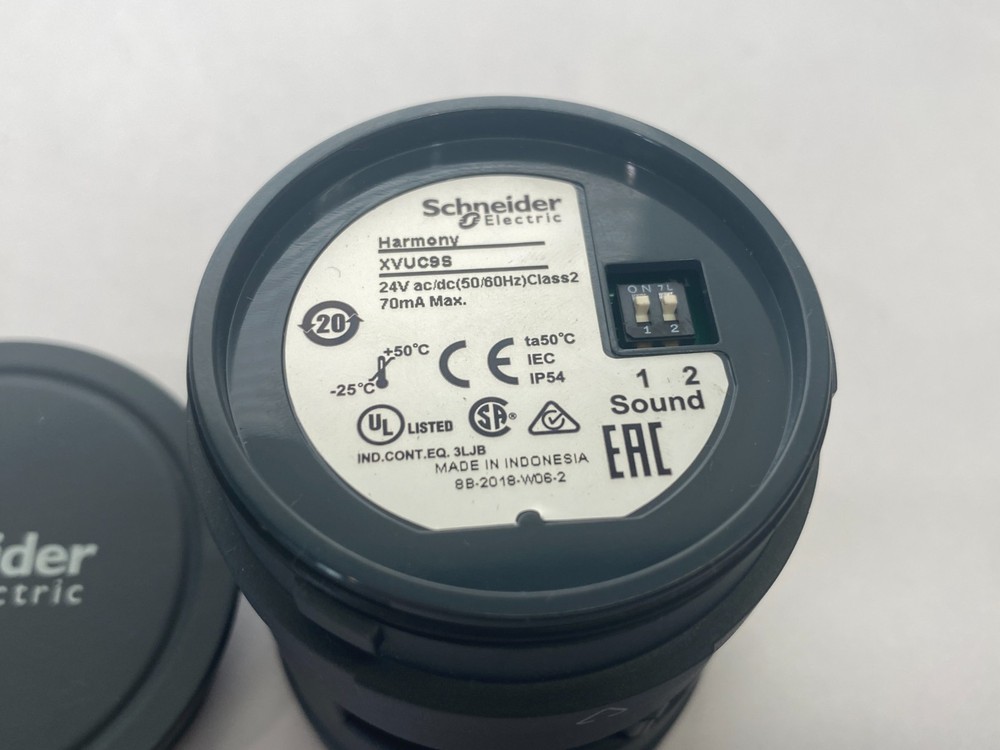 Schneider Electric XVUC9S Harmony Stack Light Buzzer Element 2-Sound 24VAC/DC