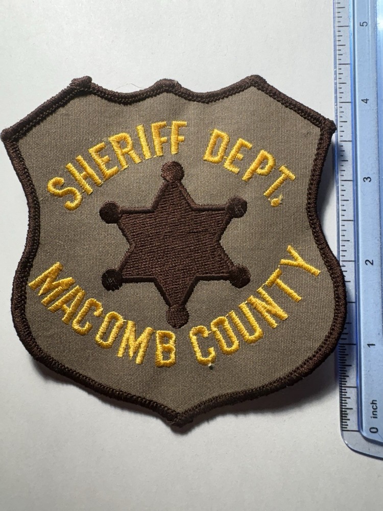 Macomb County Michigan Sheriff Patch