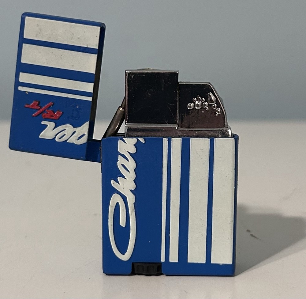 Dodge Charger Refillable Torch Lighter - Blue