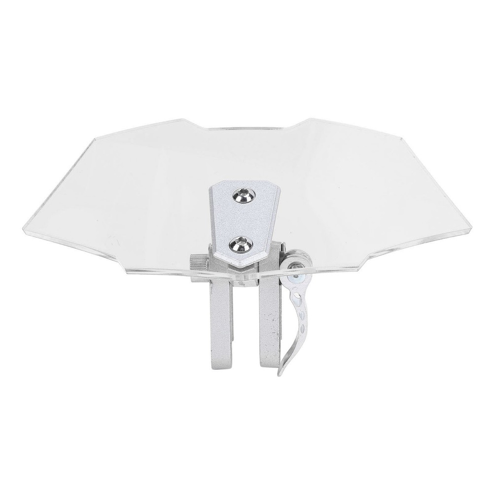 Motorcycle Acrylic Heightened Adjustable Clip On Wind Deflector HYPD