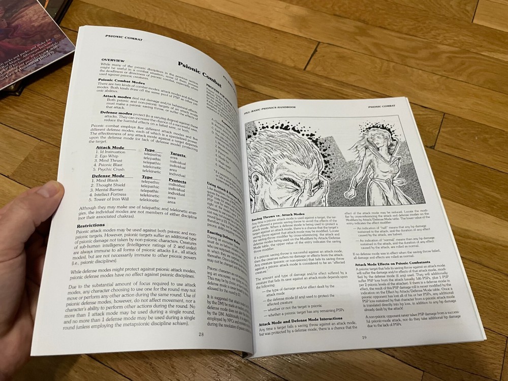 Dungeons & Dragons: Basic Psionics Handbook OSR B/X D&D