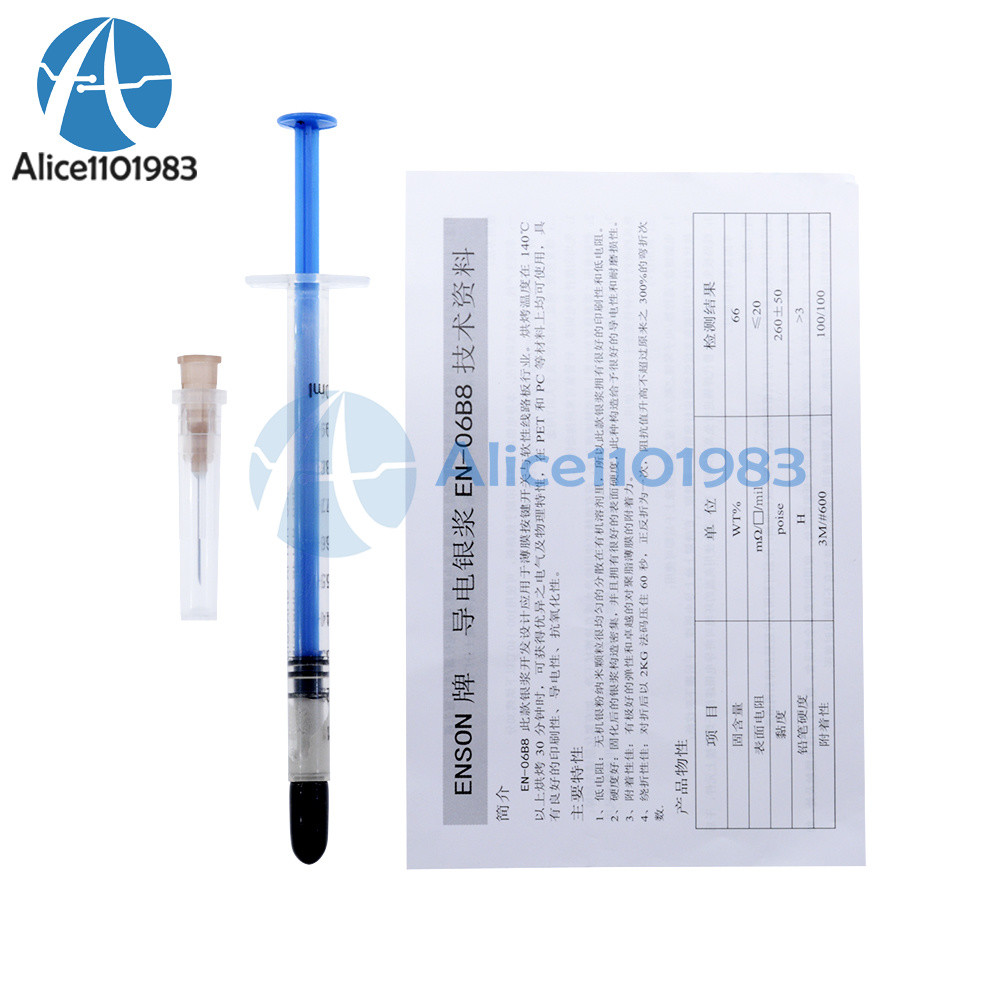 Silver Conductive 0.2ML Glue Wire Electrically Paste Adhesive Paint PCB Repair