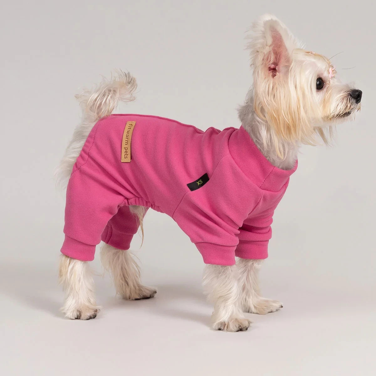 Pack of 2 FitWarm Pink Thermal Dog Pajamas Sleepwear Pink & Rose Size XS-L NEW