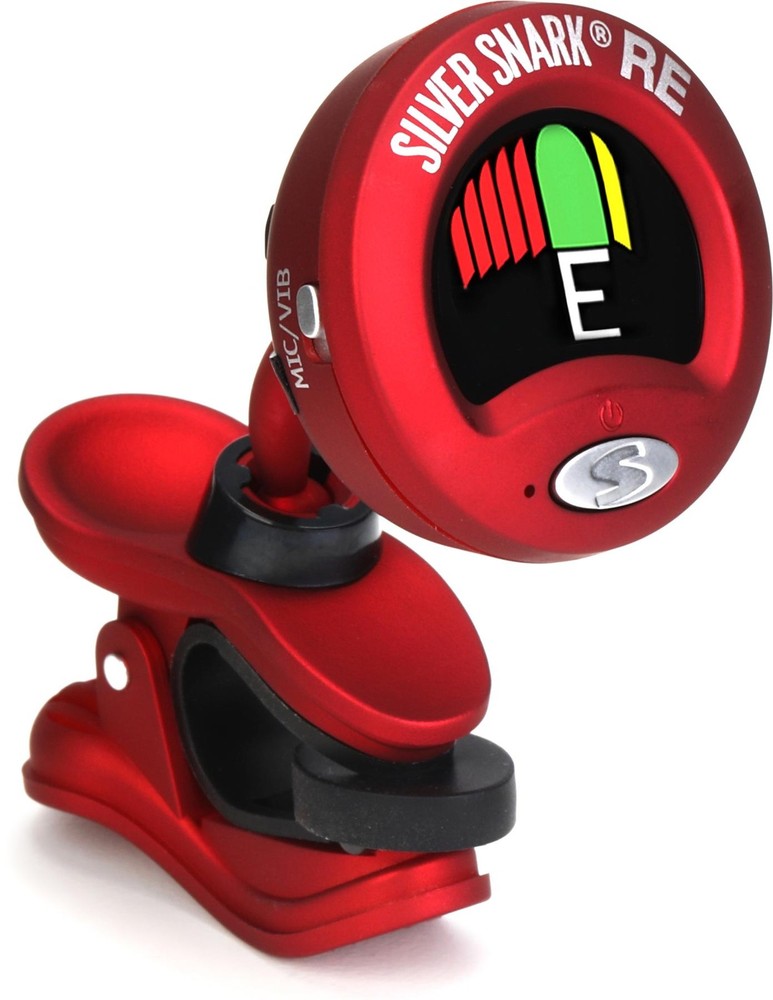Snark Silver Snark Chromatic Tuner - Red (3-pack) Bundle