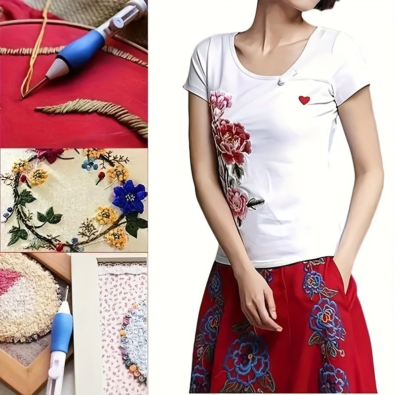 Practical User Friendly Stable Maneuverable Magic Embroidery Pen DIY Sewing Tool