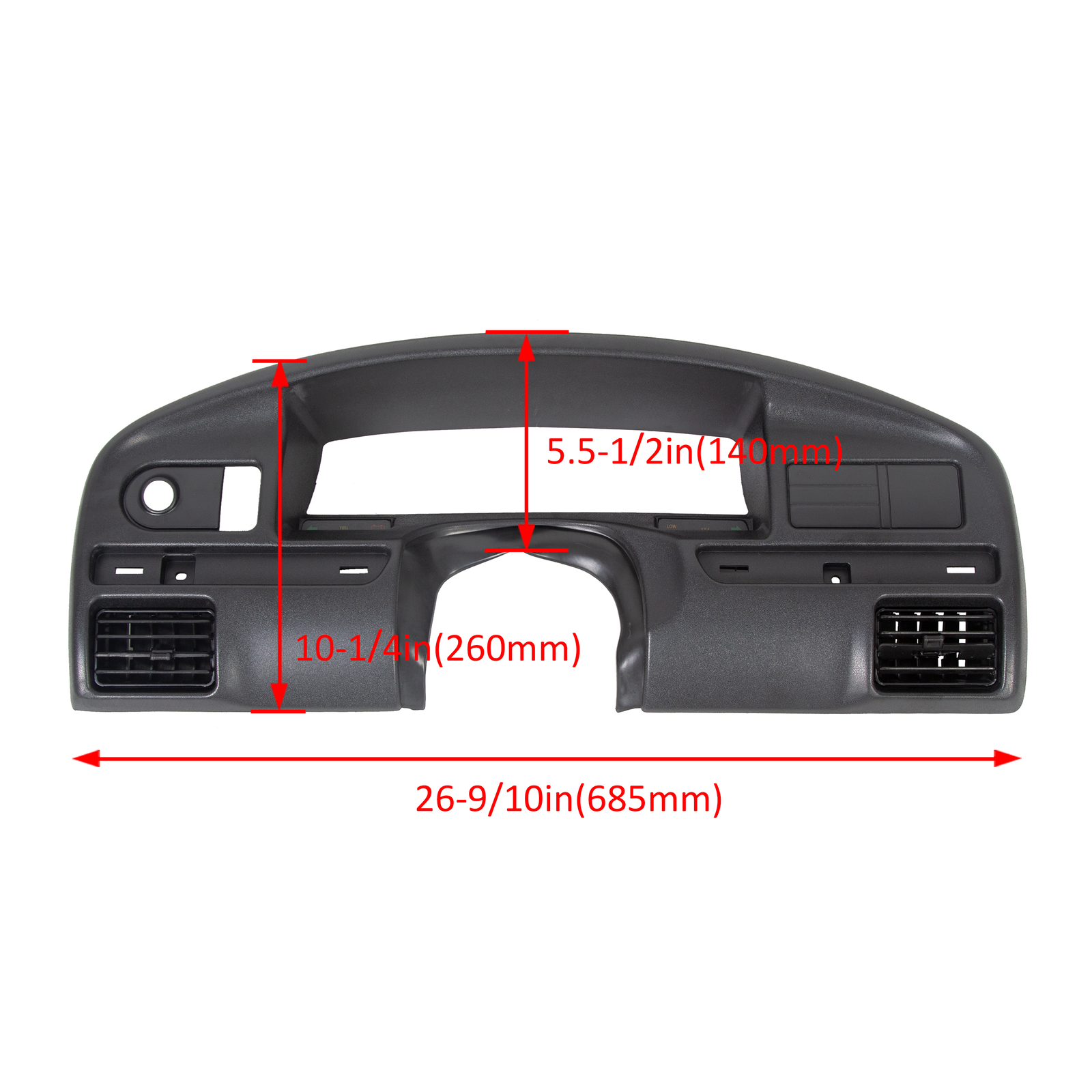 NEW Instrument Cluster Dash Panel Bezel For 1992-1993 Bronco F150 F250 F350