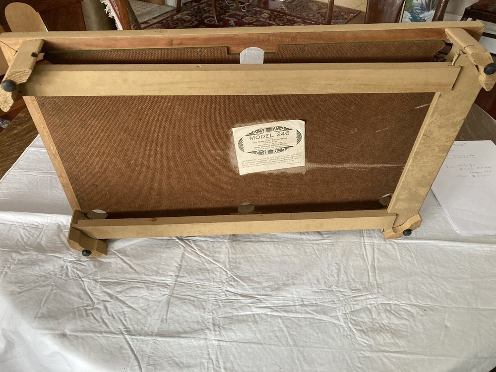 VINTAGE BURROWES POOL TABLE- table top 1940’s