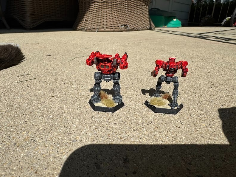 Catalyst Games Inner Sphere Security Lance painted Red Hunter Special Operations