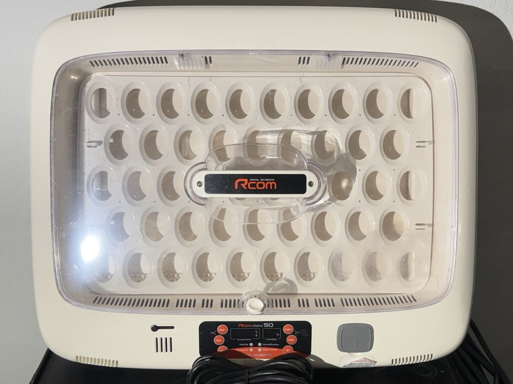 Rcom Max 50 MX-50 Digital Egg Incubator