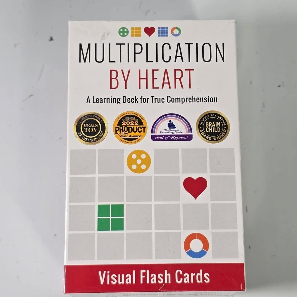 Multiplication By Heart Visual Flash Cards Learning Deck Sealed