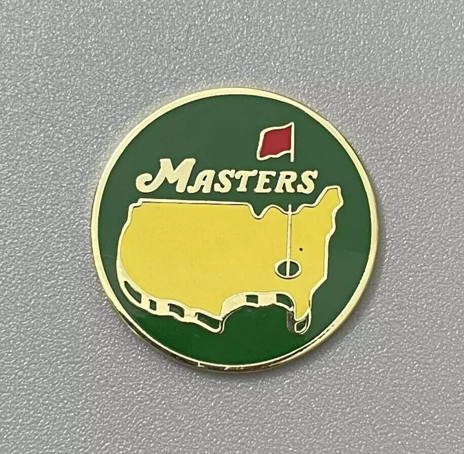 (10) Bundle - Masters Golf Tournament Ball Marker 1" Diameter