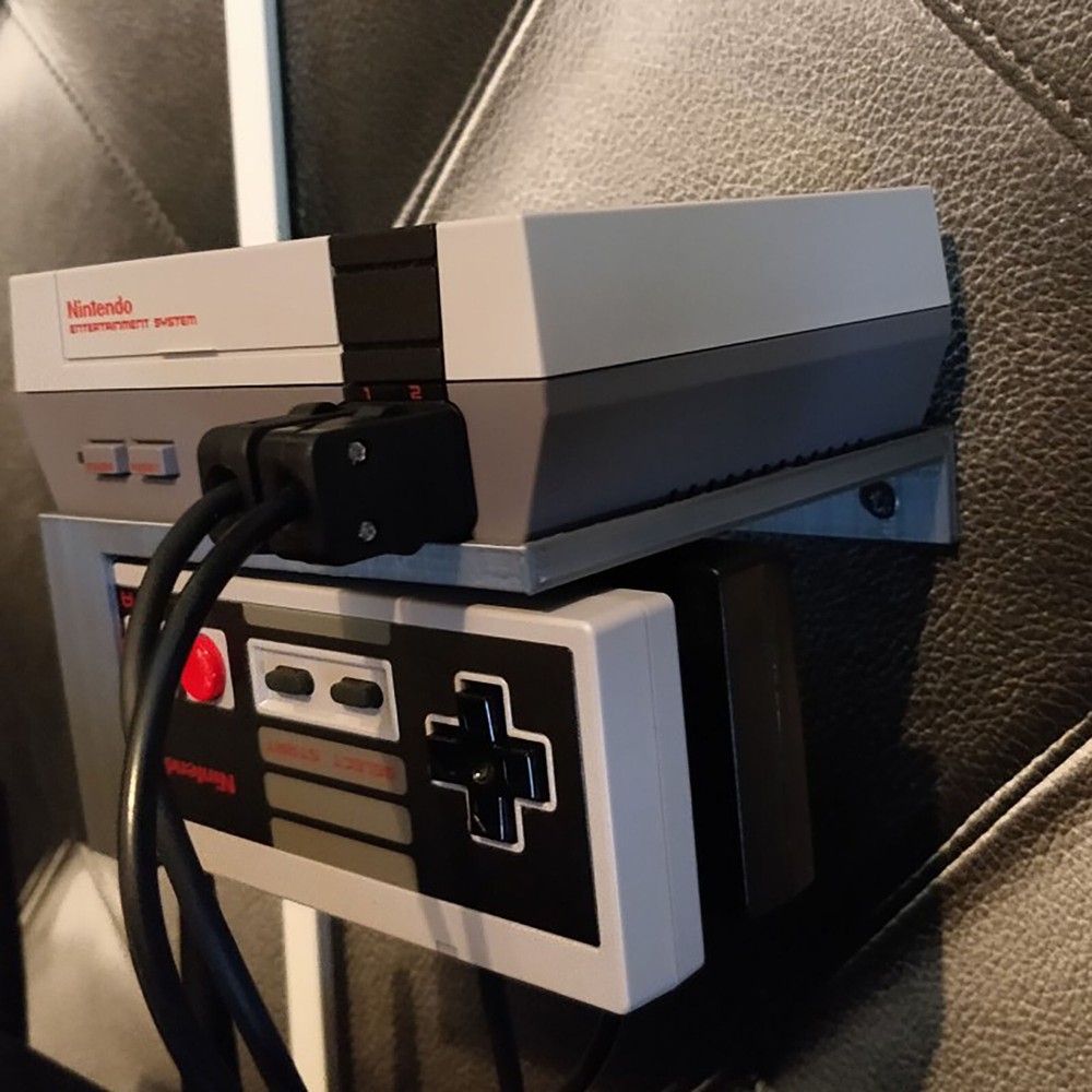 Nintendo NES Classic Edition Mini Wall Mount Shelf Mountable Display Stand Case