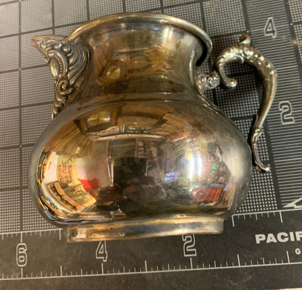Antique Waldorf Silver Plated Cream Pitcher
