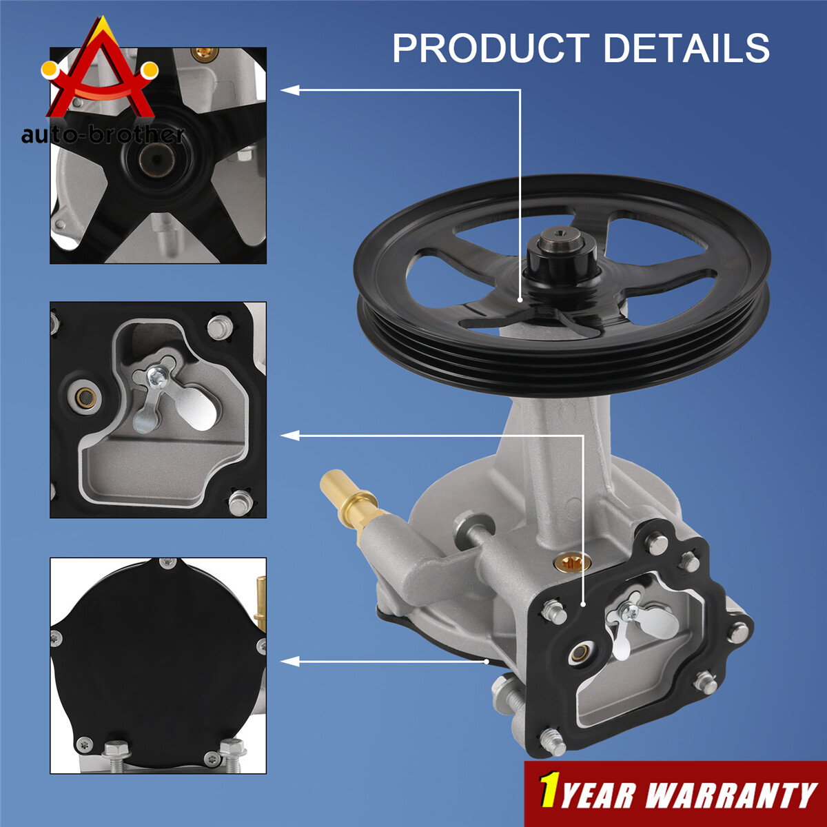 Vacuum Pump 12696313 For 2014-20 Silverado Sierra Suburban Tahoe Yukon Escalade