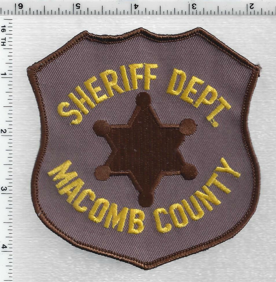 Macomb County Sheriff (Michigan) 3rd Issue Shoulder Patch
