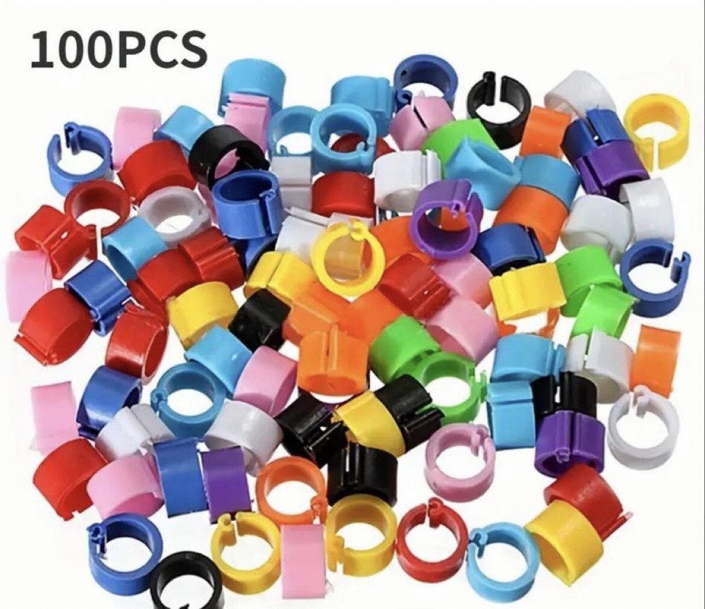 Leg Ring Plastic Identification Marking For Pigeons Chicken