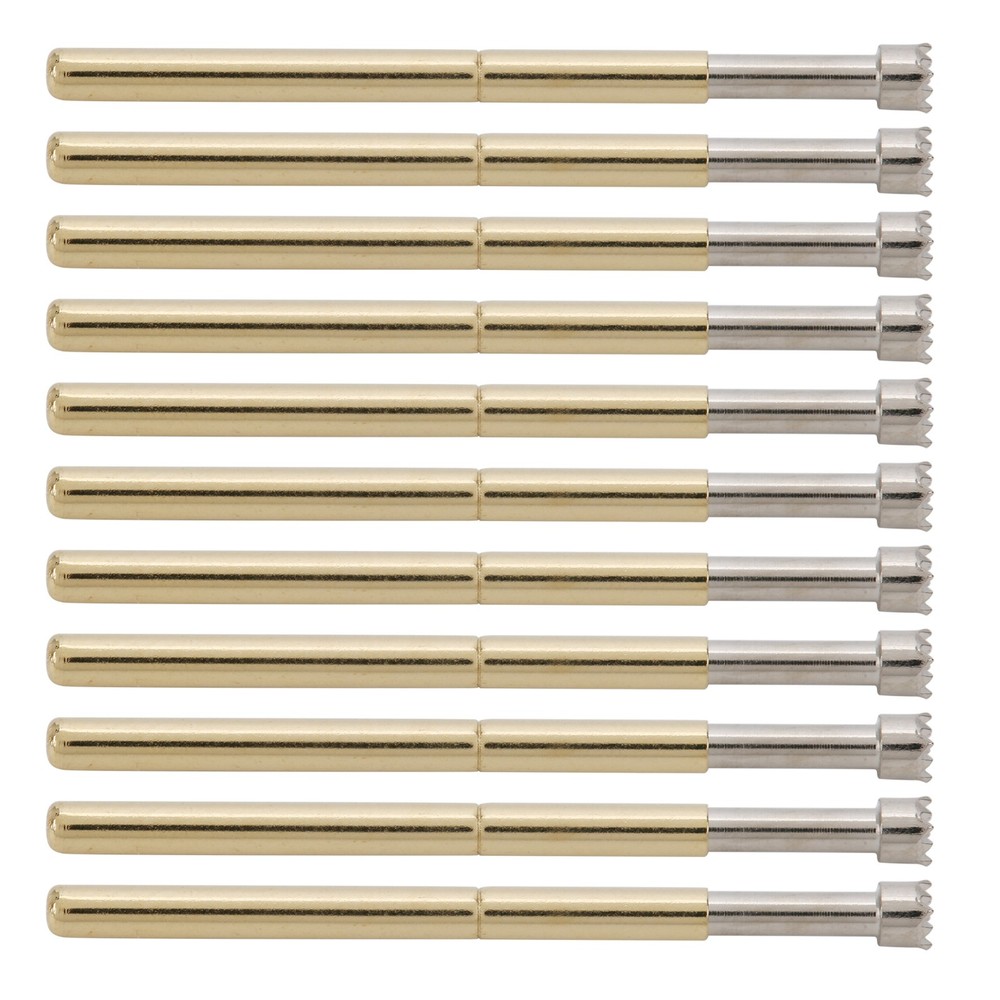 100Pcs Spring Test Probe Testing Contact Pin 9 Claws 2mm Industrial New