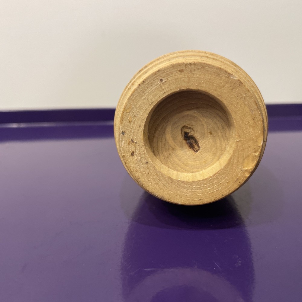 Wooden Nut Cracker Mini Barrel - Hand Painted