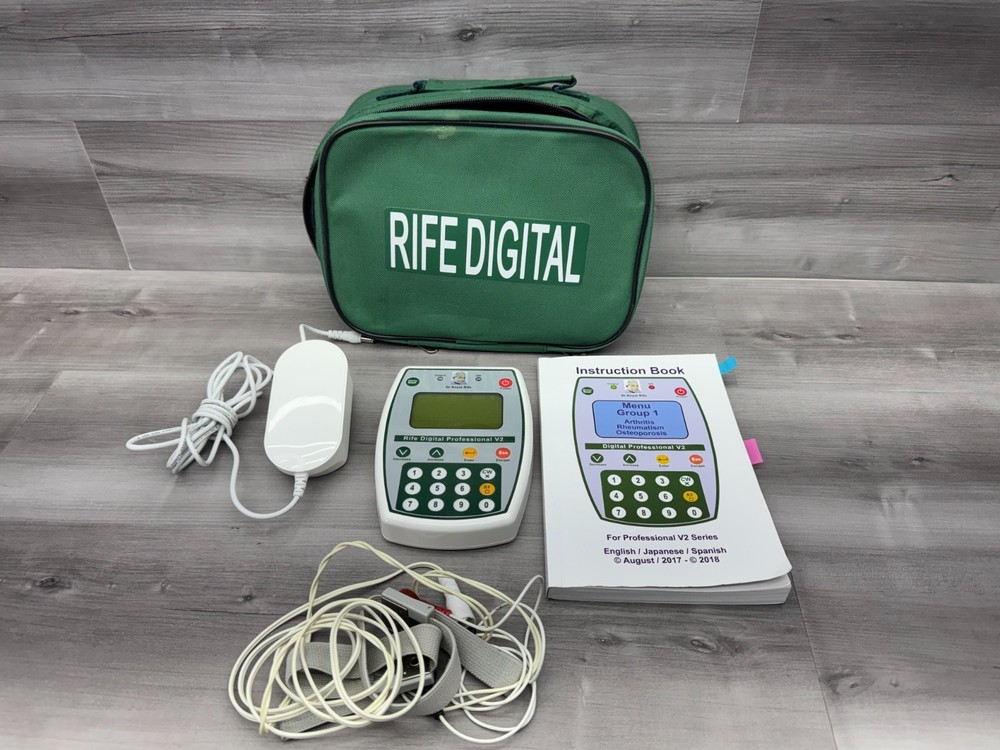 RIFE DIGITAL PROFESSIONAL V2 ELECTROMAGNETIC WELLNESS THERAPY BUNDLE