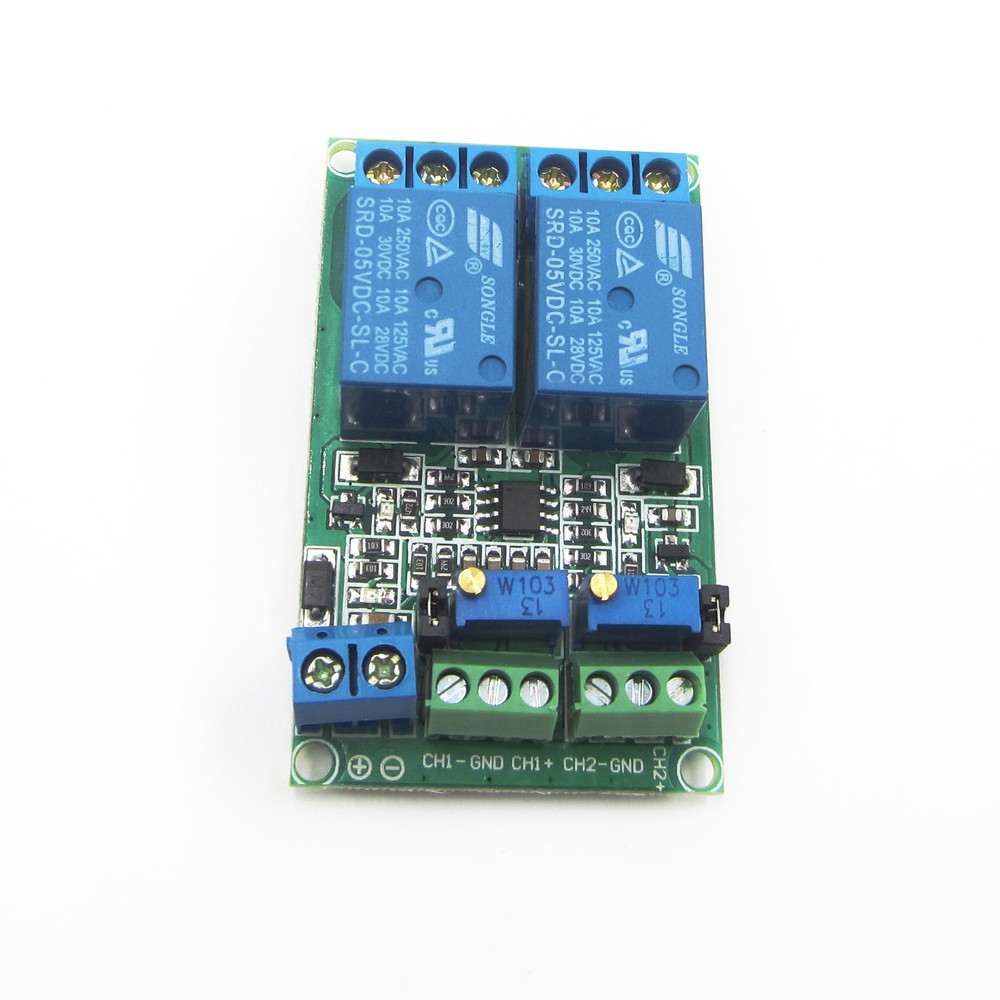 Unique DC 5V 2-Channel Voltage Comparator Precise LM393 Board Module