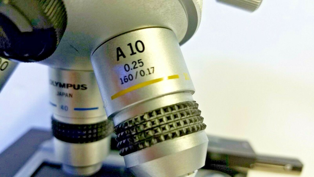 Olympus CH-2 CHS Microscope with 10X 40X 100X Objectives