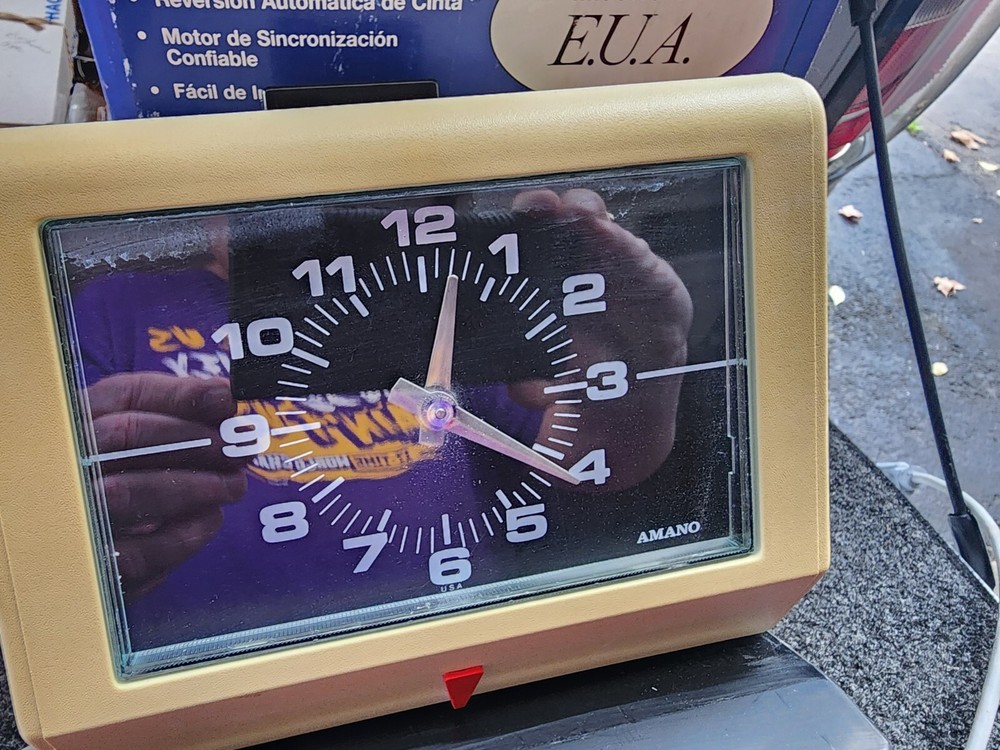 Amano Timeclock 3607 With Box!!