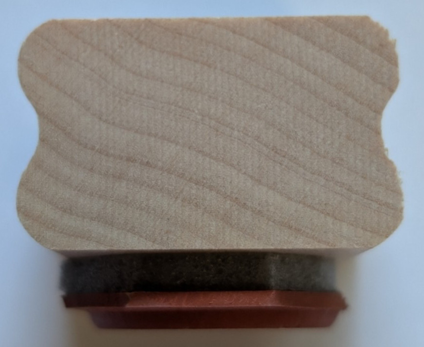 Wood/Rubber Stamp "Beach Ball"