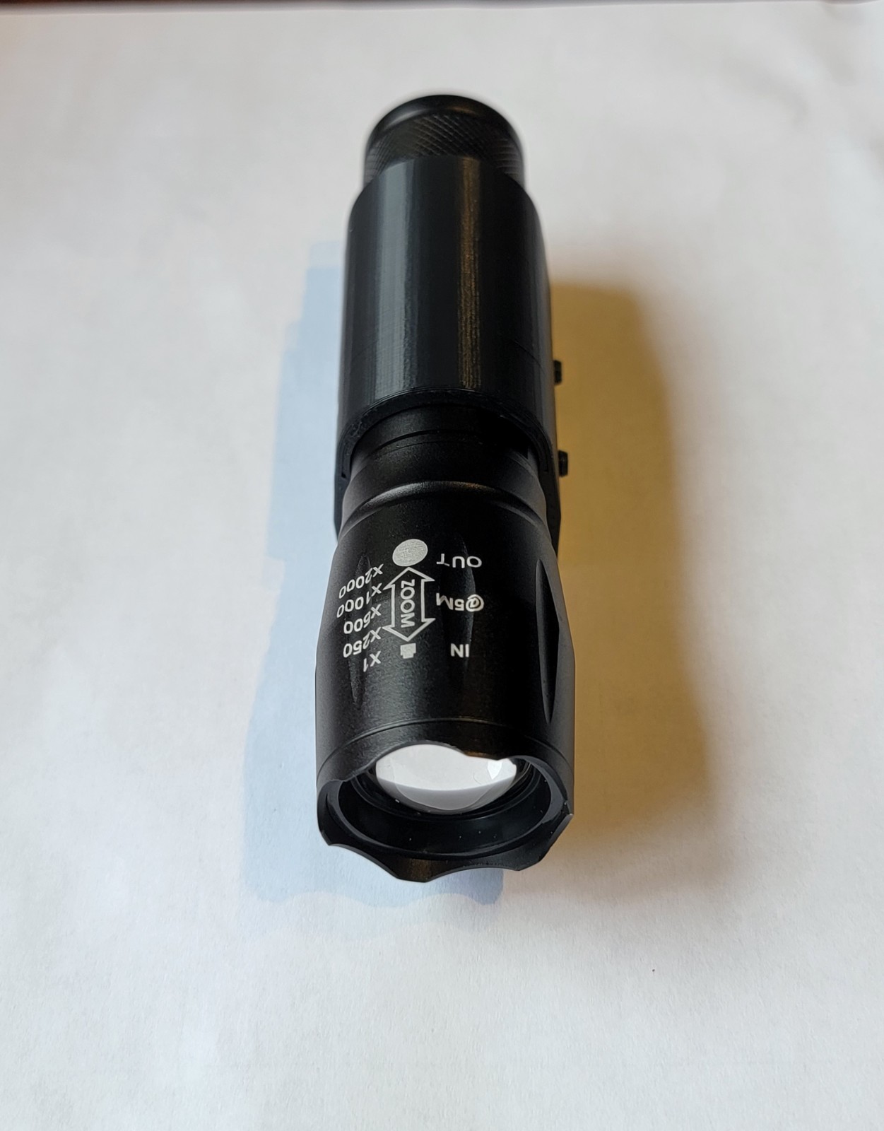 Tactical Flashlight For Shotgun - Rifle - Picatinny Mount - 2000 Lumens