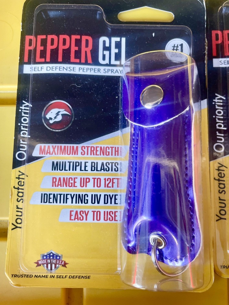 “Purple Pepper Gel” Key Ring