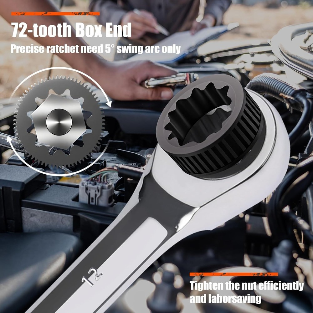 Ratcheting Wrench Set