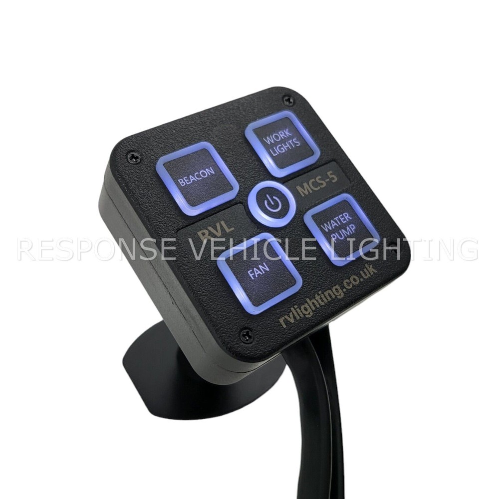 12v Switch Control Panel For Amber LED Light Bars Work Strobe Hazard Lights 24v