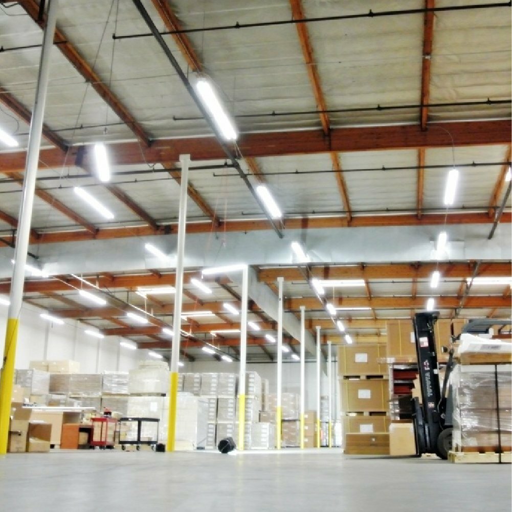 LED Shop Lights Fixture Tube Strip Ceiling Lights 8FT For Garage Workshop 12Pack