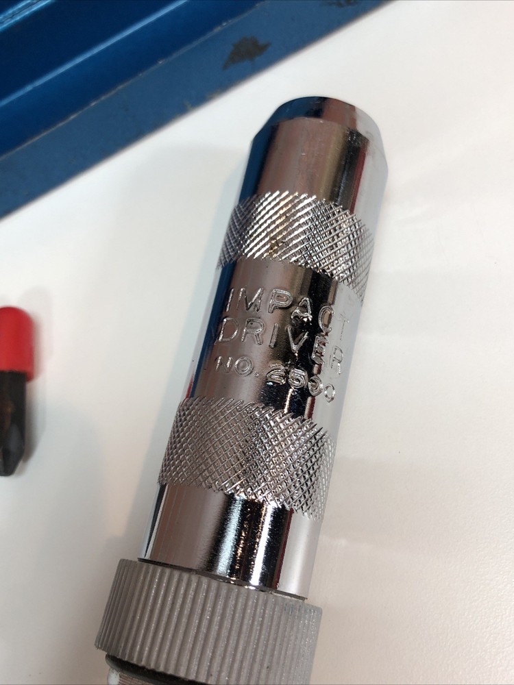 Vesta Impact Driver Type No 2500 Philips Head Flat Bit Case