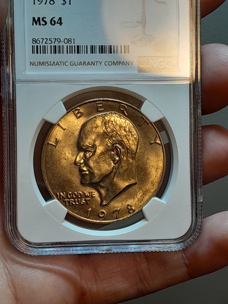 1978 Eisenhower Ike Dollar NGC MS-64