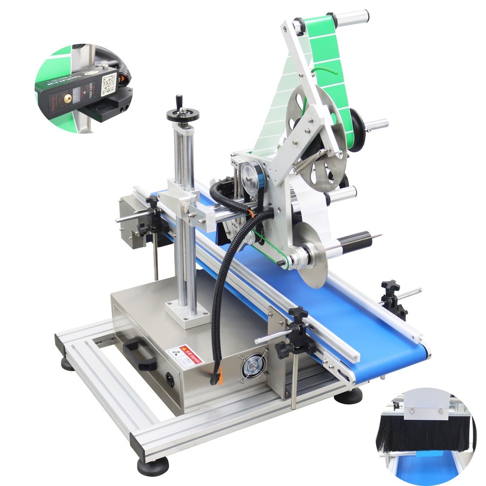 TECHTONGDA Auto Desktop Table Plane Labeling Machine Flat Surface Labeler LT-160