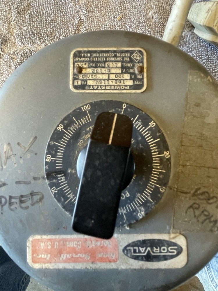 Powerstat/ SORVALL VariableAuto Transformer