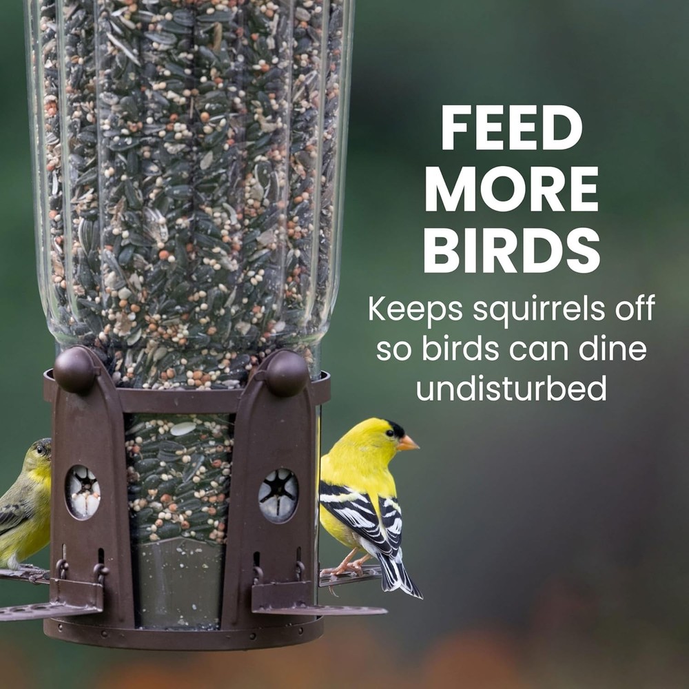 Shake-Resistant Bird Feeder with Weight-Activated Perches