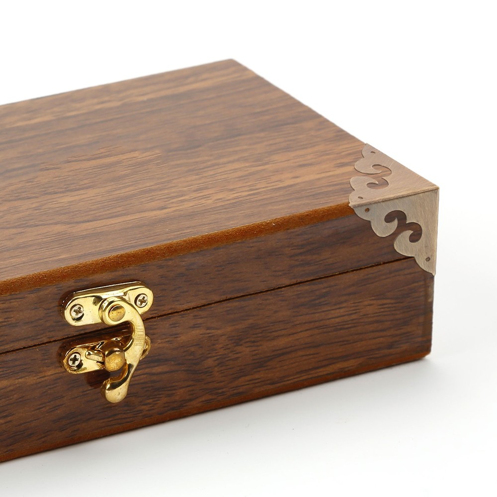 4 Pcs 20mm Decorative Box Corner Cover, Corner Protector, Bronze