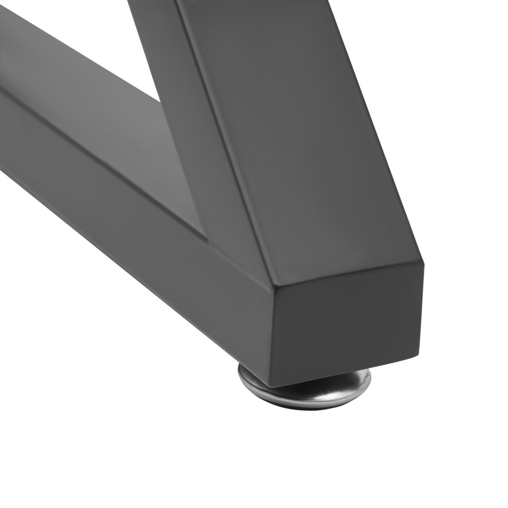 2PCS Bench Legs, Triangle Metal Bench Legs, Bench Legs with Backrest Bracket