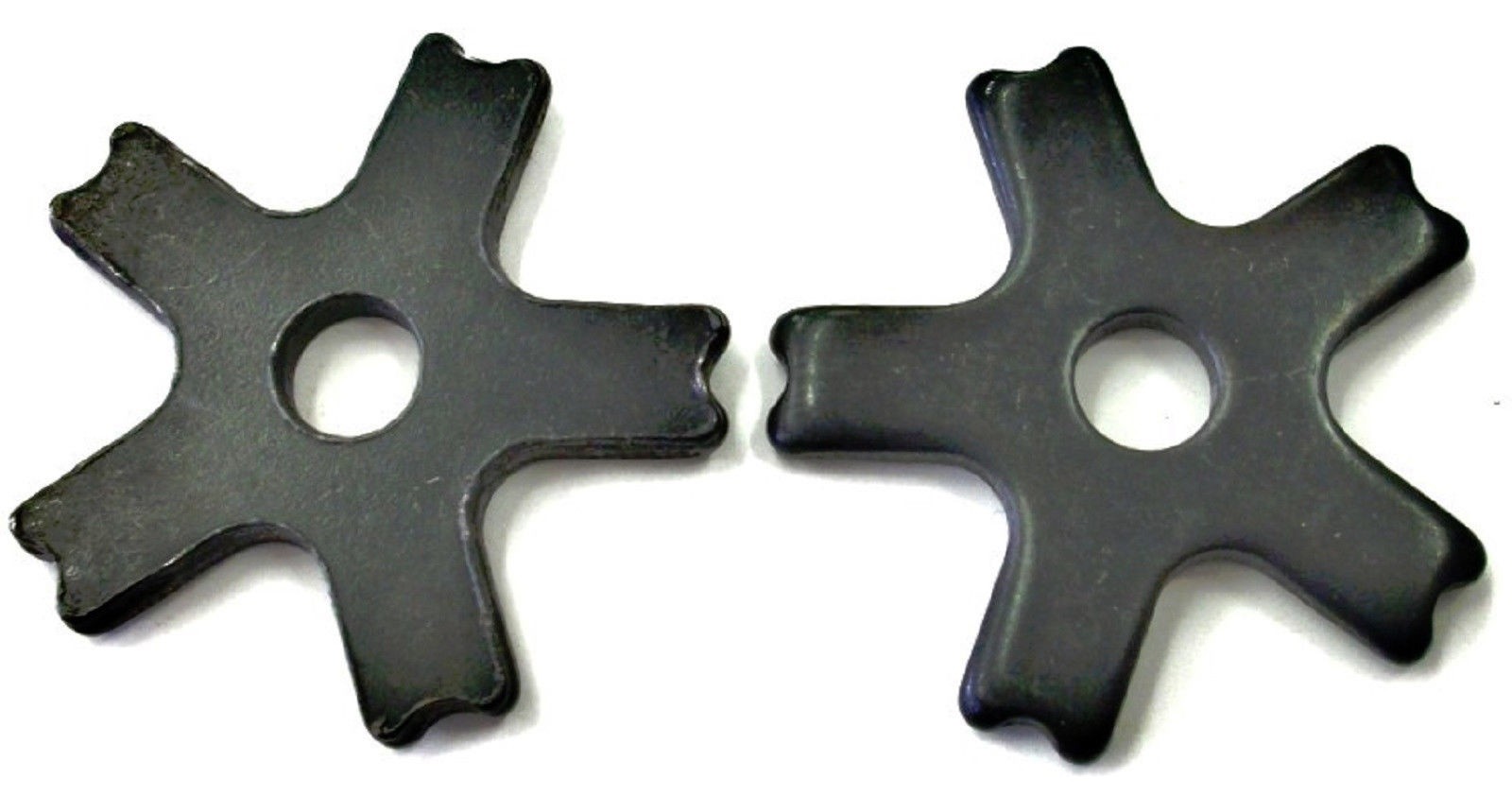 Roughstock Notched Spur Rowels1-1/4" Black Steel Sold in Pairs Eddy's Tack