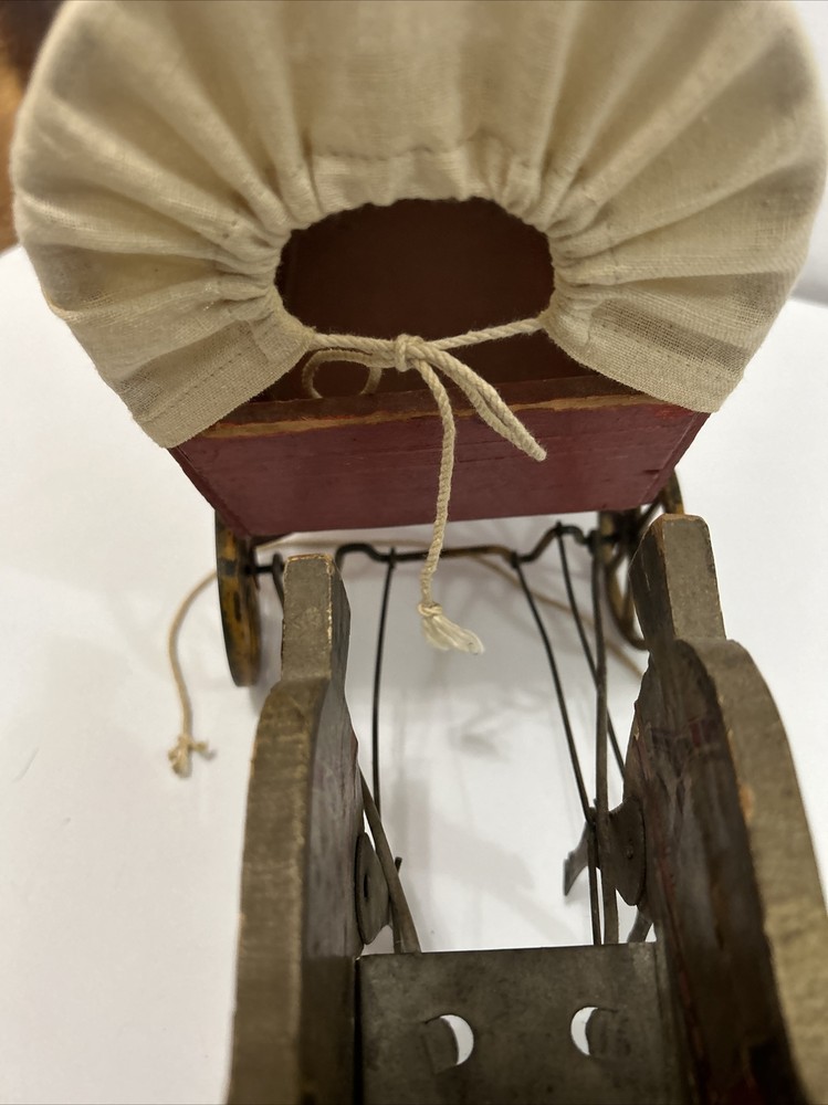 GIBBS GYPSY WAGON PULL TOY HORSE DRAWN COVERED WAGON