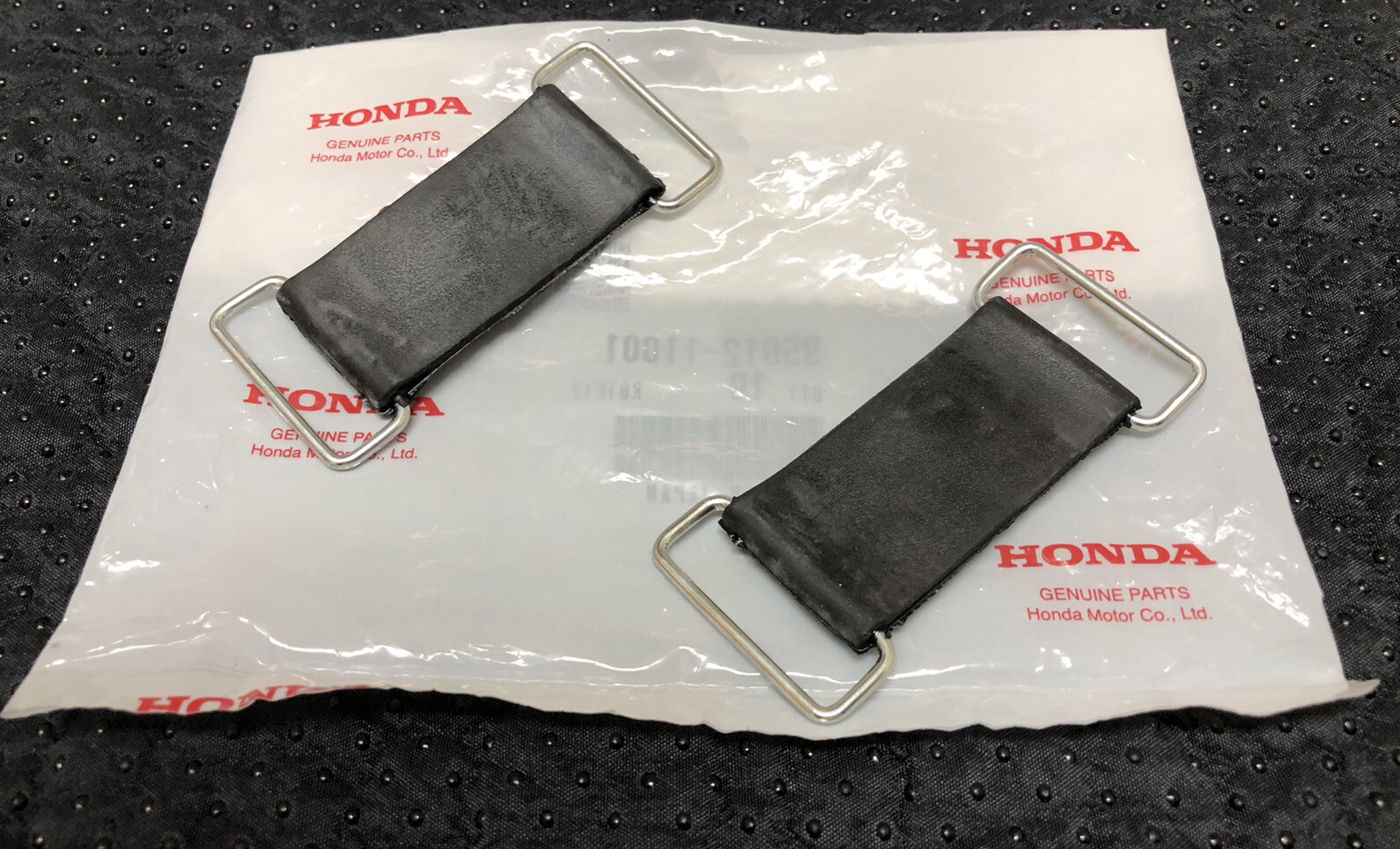 OEM HONDA TRX 400EX GAS TANK STRAPS TRX 90, 250, 450, 500 Rubber Strap X 2