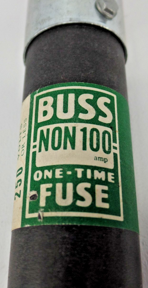 Buss NON 100 Amp One Time Fuse