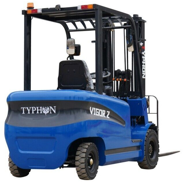 New 2 Ton Rated Capacity TYPHON Electric Forklift Lifter w Side Shift, 3 Stage