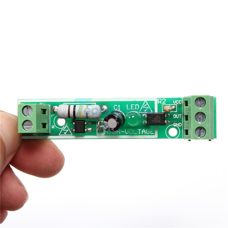 1 Channel Optocoupler Isolation Module Detect Board Adaptive AC 220V For 24V PLC