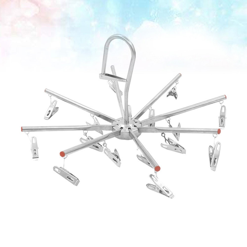 Portable Garment Rack Laundry Hanger Foldable Clothes Drying Racks