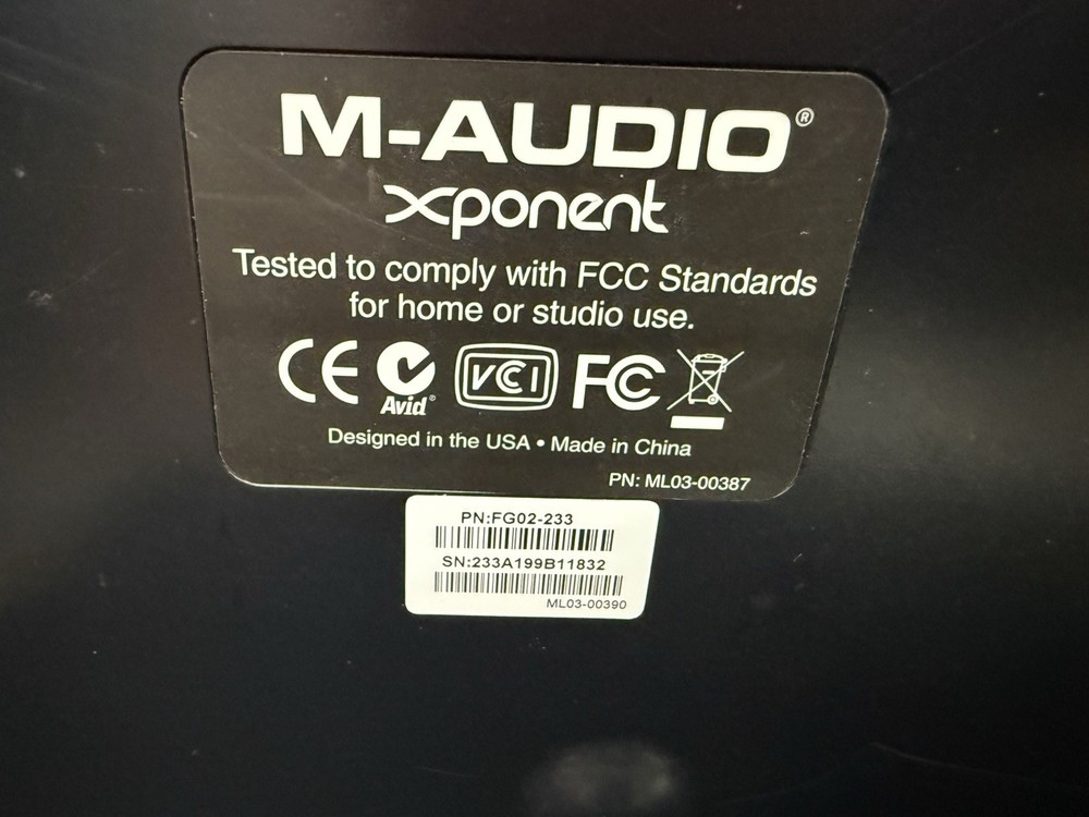 M-AUDIO TORQ XPONENT Advanced DJ Performance/Production System No Adapter