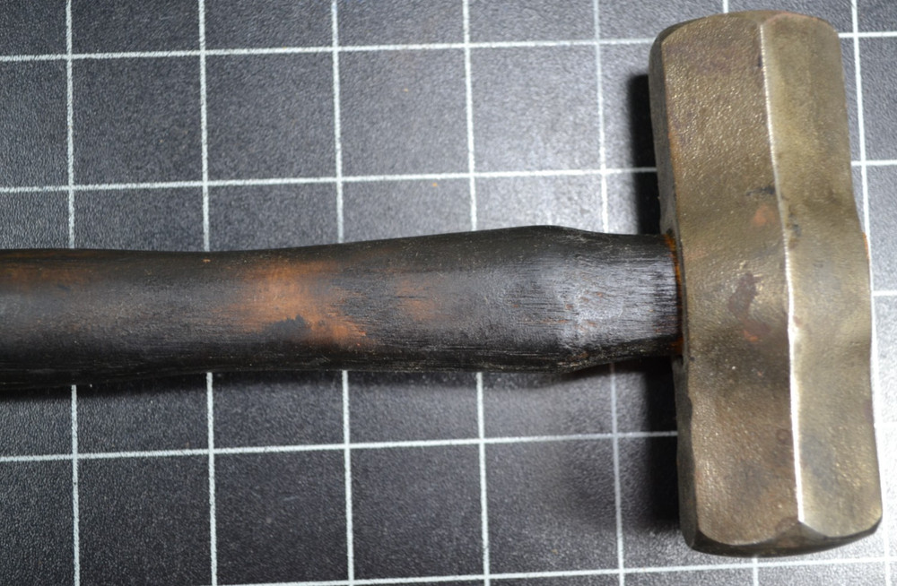 BLACKSMITH ROUNDING FORGING HAMMER - BLACKSMITH MADE - 2 1/2# - UNUSED