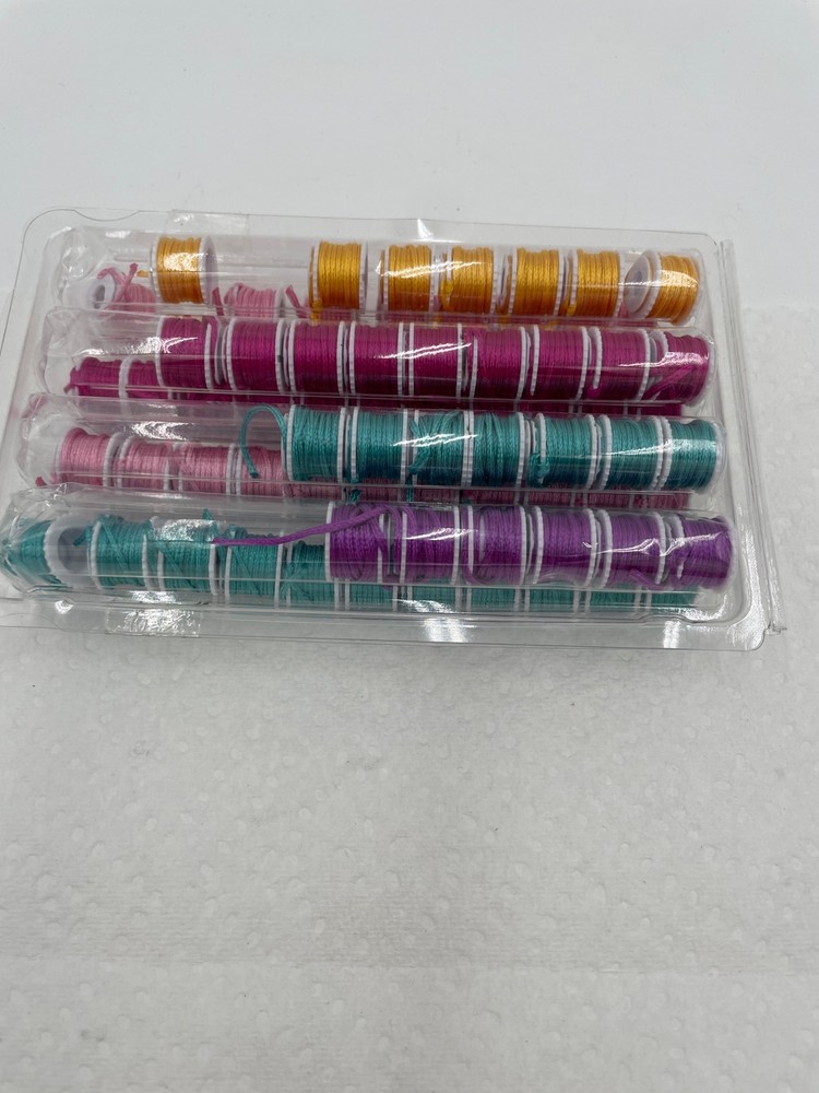 Colorful Sewing Thread Bobbins Set - 40 Plus Pieces
